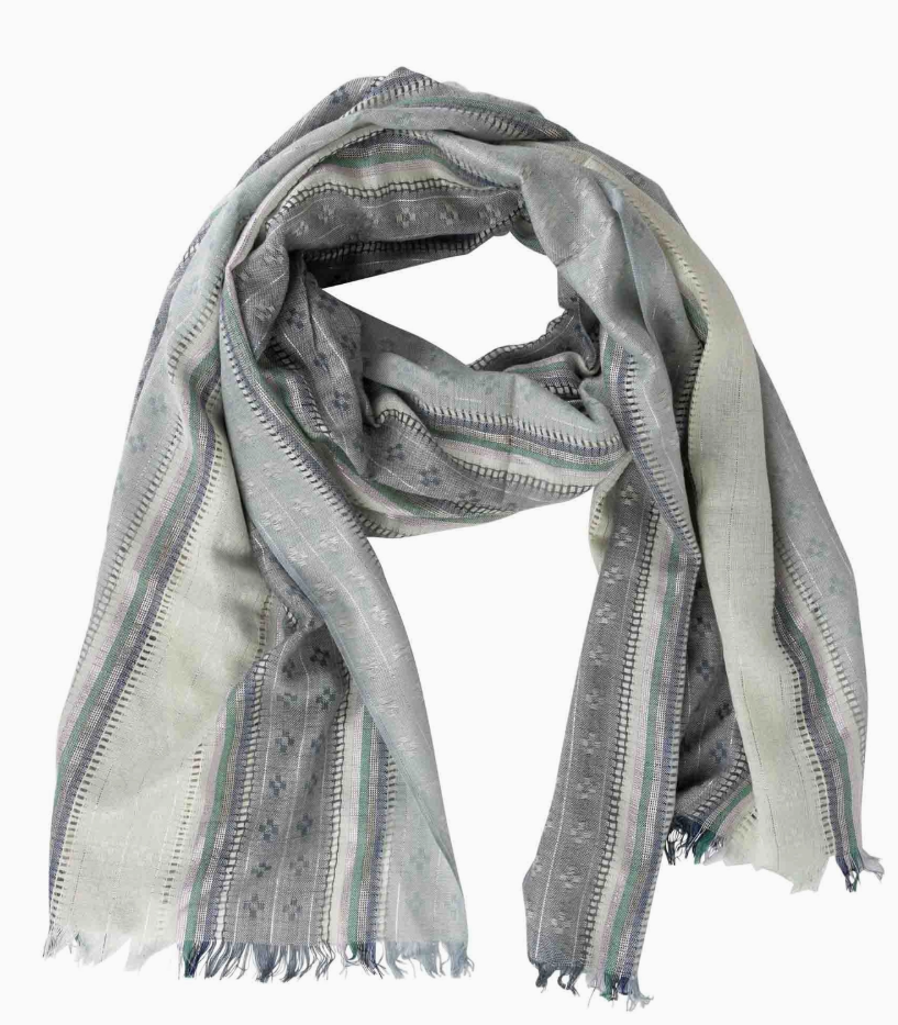 Ocean Days Striped Scarf